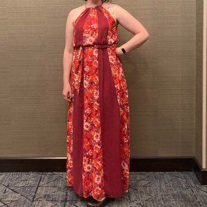 Full length Modcloth halter dress